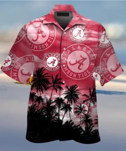 Women Kids Men Alabama Crimson Tide Hawaiian Tropical Short Sleeve