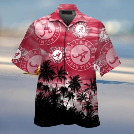 Women Kids Men Alabama Crimson Tide Hawaiian Tropical Short Sleeve