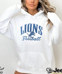 Women's Fanatics Branded White Detroit Lions Victory Script V Neck T Shirt