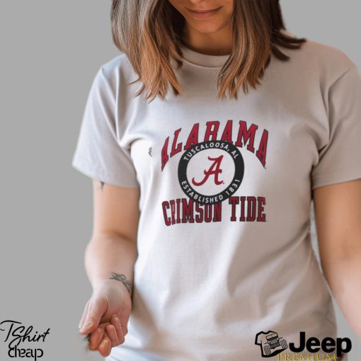 Women’s League Collegiate Wear Ash Alabama Crimson Tide Boxy shirt