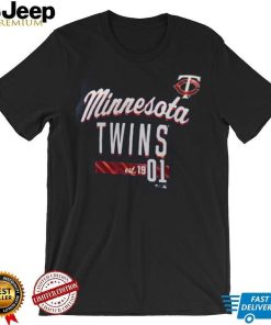 Women's Minnesota Twins Fanatics Branded Navy Logo T Shirt