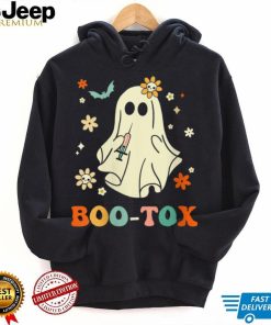 Womens Plastic Surgeon Halloween Costume Botox Halloween Boo Tox V Neck T Shirt