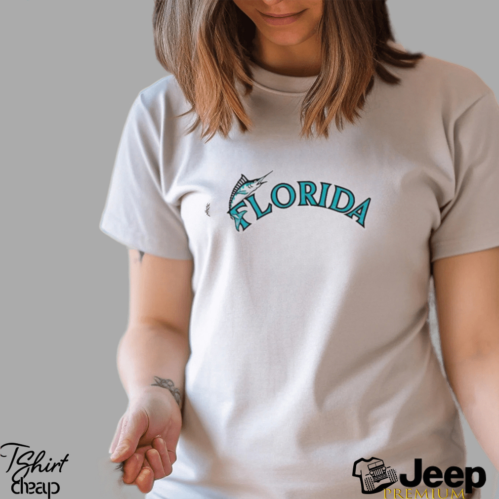 Florida marlins sales women's shirts