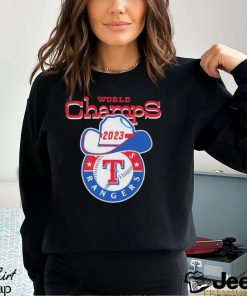 World Champs 2023 Texas Rangers Logo Cowboy Shirt