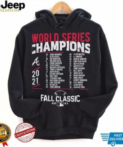 World Series Champions 2021 Atlanta Braves Fall Classic Shirt