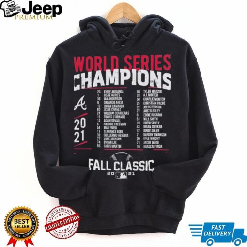 World Series Champions 2021 Atlanta Braves Fall Classic Shirt