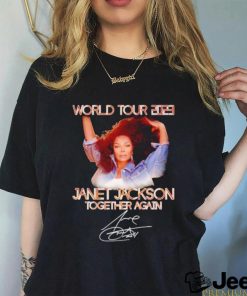 World Tour 2023 Janet Jackson Together again signature shirt