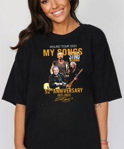 World Tour 2023 My Songs Sting my songs 52nd anniversary 1971 2023 signature shirt