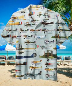 World War I Aircraft Hawaiian Shirt