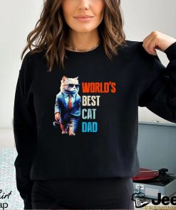 World’s best cat dad shirt