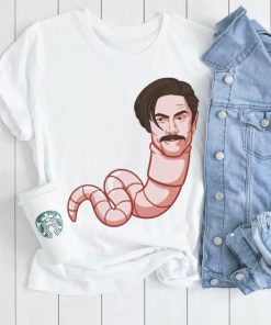 Worm with a Mustache James Tom Ariana art shirt