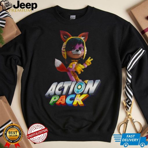 Wren’s Animal Power Action Pack shirt