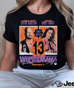 WrestleMania 13 Bret The Hitman Hart Vs Stone Cold Steve Austin Shirt