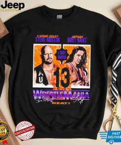 WrestleMania 13 Bret The Hitman Hart vs. Stone Cold Steve Austin shirt