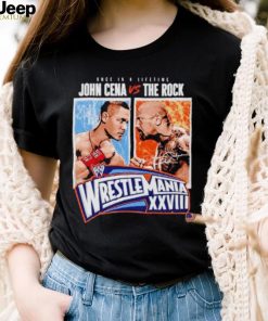 WrestleMania 28 John Cena vs. The Rock Match shirt