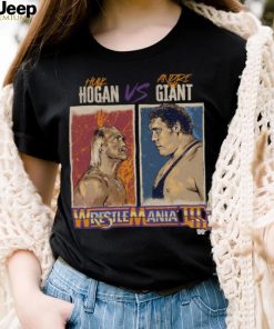 WrestleMania III Hulk Hogan Vs. Andre The Giant WHT Shirt