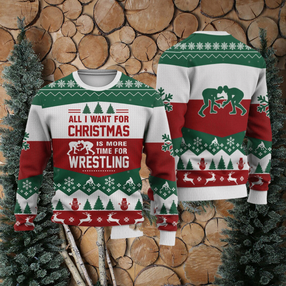 Wrestling ugly deals christmas sweater