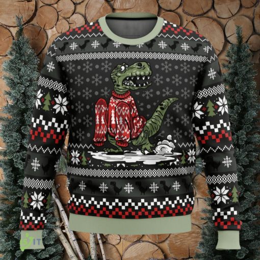 Wrong Size Dinosaurs Cute Ugly Christmas Sweater Christmas Gift For Family