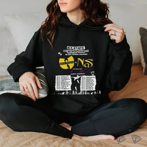 Wu Tang And Nas World Tour Two Sides Shirts