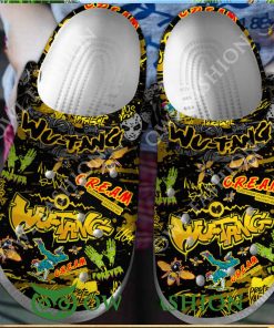 Wu Tang Clan Cream Scared Crocs