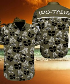 Wu Tang Coconut Gray Color Button Shirt