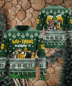 Wu Tang Sleighin it Clan Ugly sweater Jumper teejeep