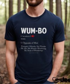 Wumbo Definition White Text shirt