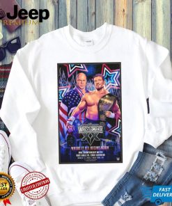 Wwe Championship Match Kurt Angle Vs Eddie Guerrero March 14 2004 New York, Ny Shirt