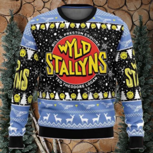 Wyld Stallyns Bill And Teds Excellent Adventure Ugly Christmas Sweater