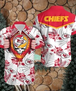 NFL Kansas City Chiefs Skull Hawaiian Shirt