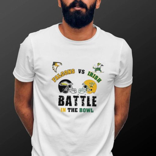 Falcons vs Irish Battle in the Bowl shirt