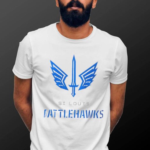 XFL Men’s St. Louis BattleHawks White T Shirt