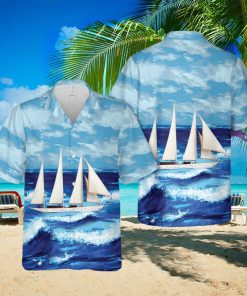 Xarifa 1927 Yacht 3D All Over Printed Hawaiian Shirt