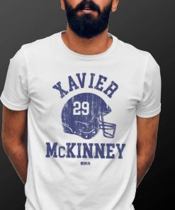 Xavier McKinney New York G Helmet Font Shirt