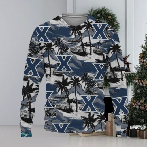 Xavier Musketeers Musketeers Tropical Patterns For Fans Club Gifts Ugly Christmas Sweater