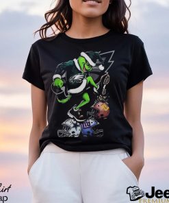 The Grinch Philadelphia Eagles Stomp On NFL Teams Christmas Shirt