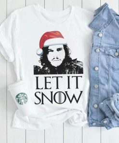 Xmas Let it Snow Funny Christmas Mens T Shirt