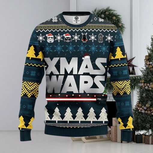 Xmas Wars Star Wars Ugly Christmas Sweater Xmas 3D Printed Christmas Sweater Gift