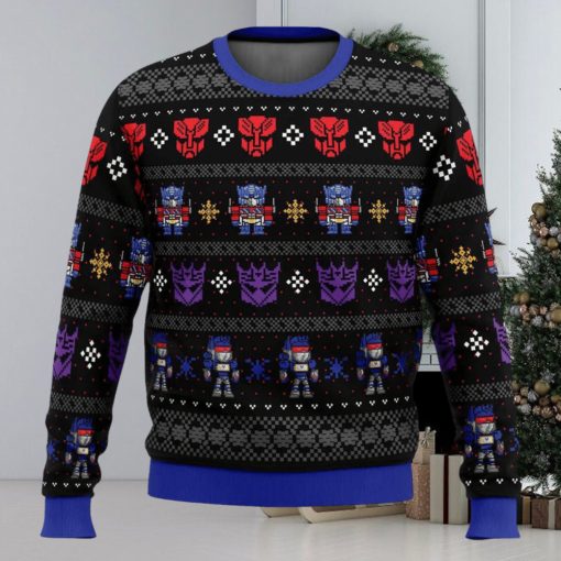 Xmas in Disguise Transformers Ugly Christmas Sweater