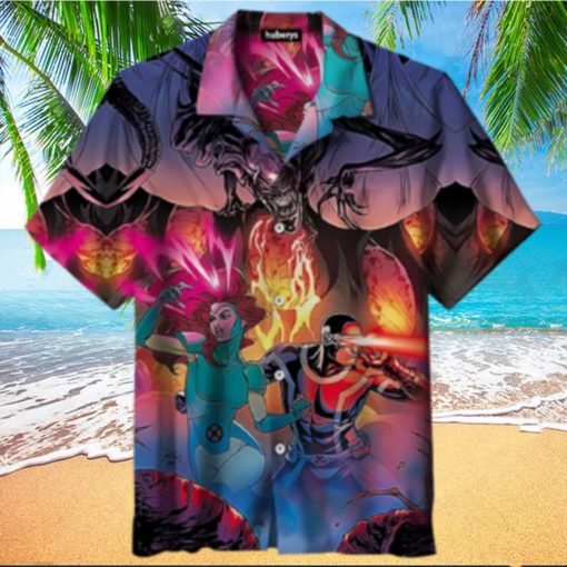 Xmen Avenger Hawaiian Heroes Hawaiian Vintage Summer Shirt