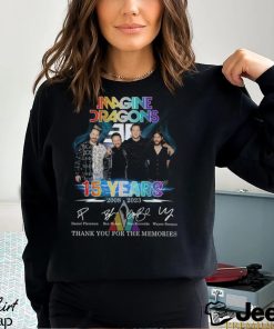 Imagine Dragons 15 Years 2008 – 2023 Signature Thank You For The Memories Unisex T Shirt