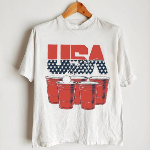 USA Beer Pong 4th of July 2023 shirt