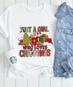 Just a girl who loves pattern Christmas T shirt