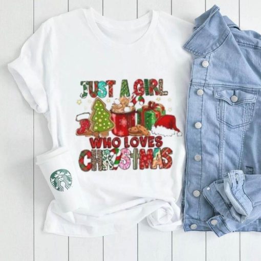 Just a girl who loves pattern Christmas T shirt