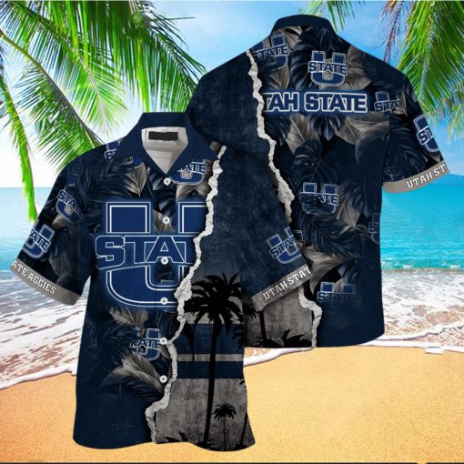 Utah State Aggies NCAA Hawaiian Shirt Custom Watermelons Aloha Shirt