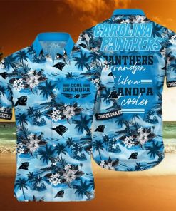 Carolina Panthers For Grandparent Full Printing Hawaiian Shirt