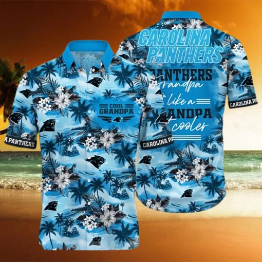 Carolina Panthers For Grandparent Full Printing Hawaiian Shirt