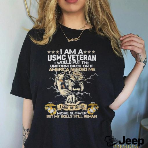 Bulldog I Am A Usmc Veteran Shirt