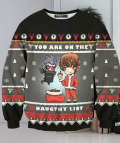 Yagami Naughty List Ugly Christmas Sweater Perfect Holiday Gift