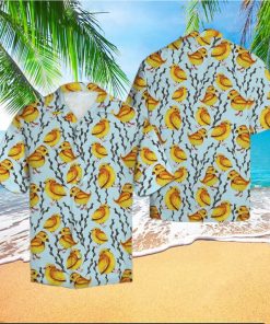 Yellow Chicken Hawaiian Shirt